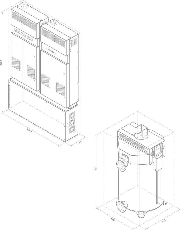 Промышленный электрокотел 900 кВт