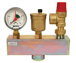 Группа безопасности KSG 30/25M-ISO для электрических котлов «Невский»