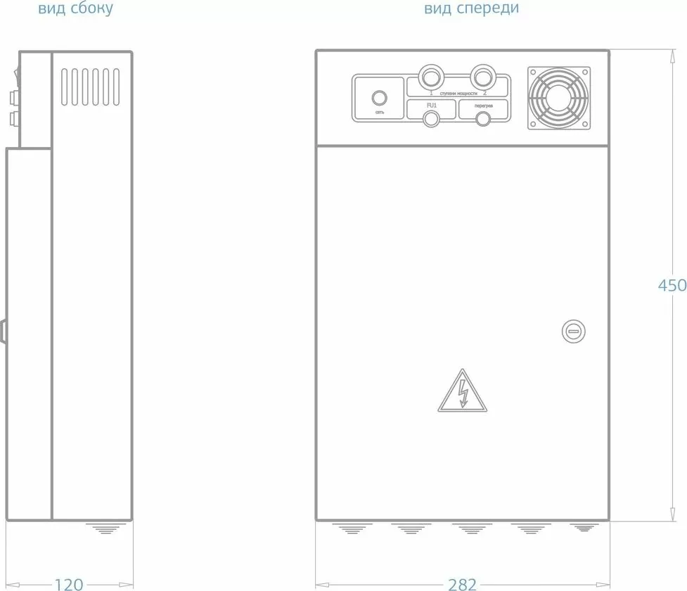 Шкаф автоматики и управления 35 кВт для водонагревателей «Невский»